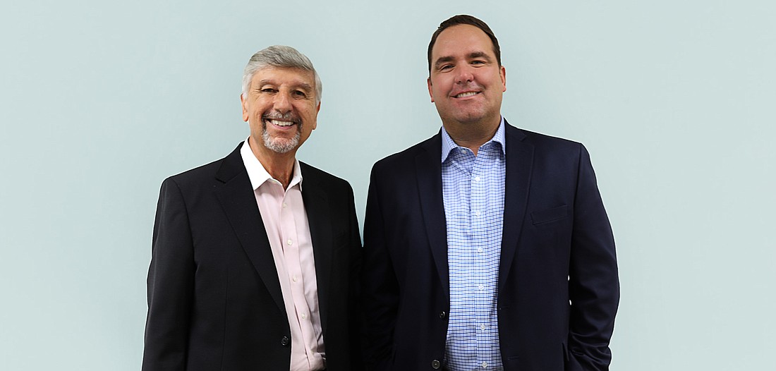 COURTESY PHOTO â€” NAI KLNB Inc. veterans Andy Georgelakos and Brad Berzins have formed NAI Thor Commercial Group, based in Tampa.