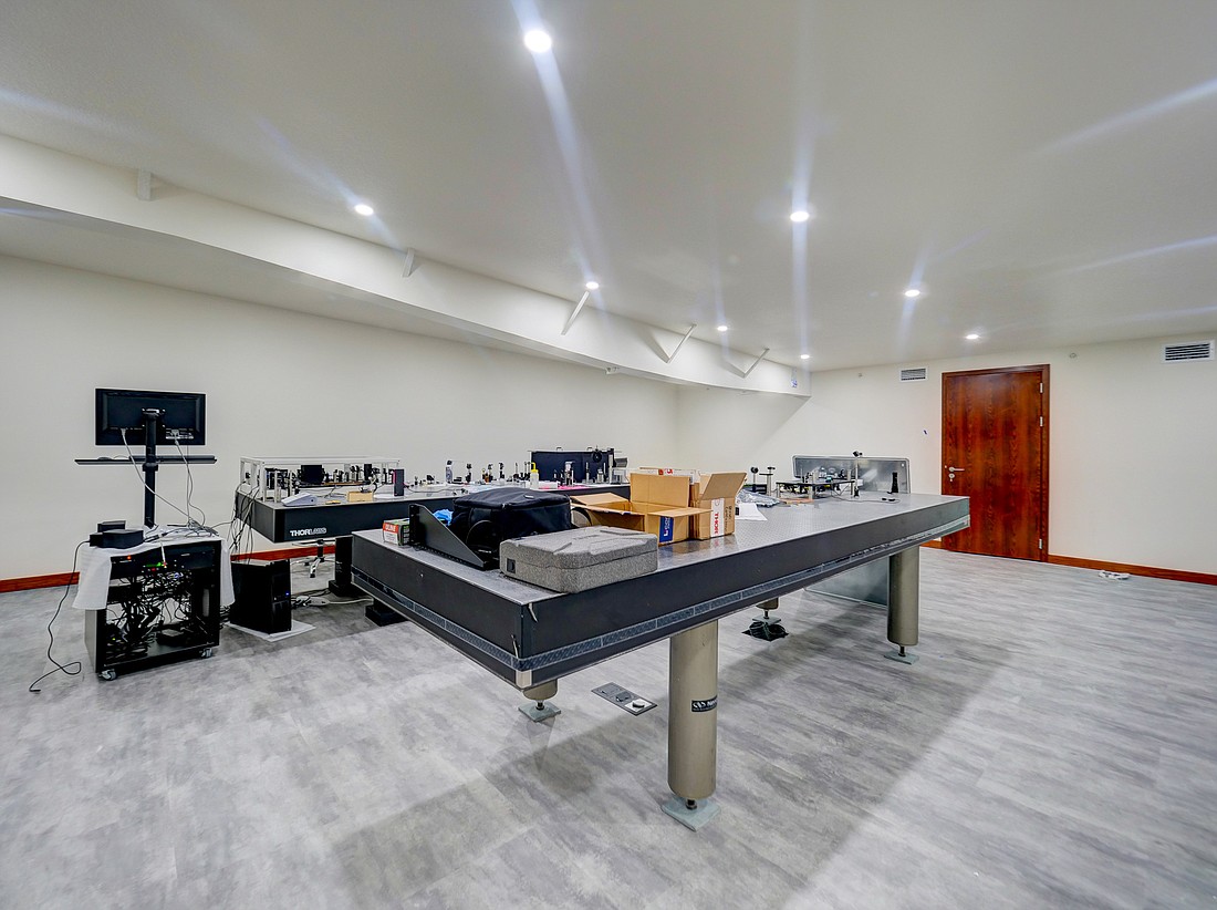 Courtesy. Firmo Construction converted a little-used attic space into a fully functional, second-floor laboratory space for Sarasota-based Ultrafast Systems.