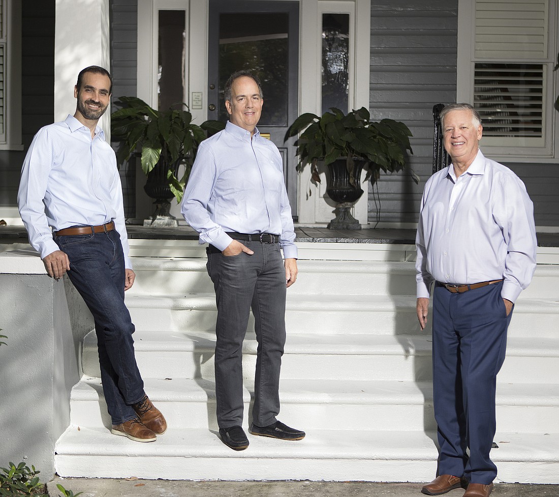 Mark Wemple. Topmark Partners executives Travis Milks, Brian Model and Steve Lux.