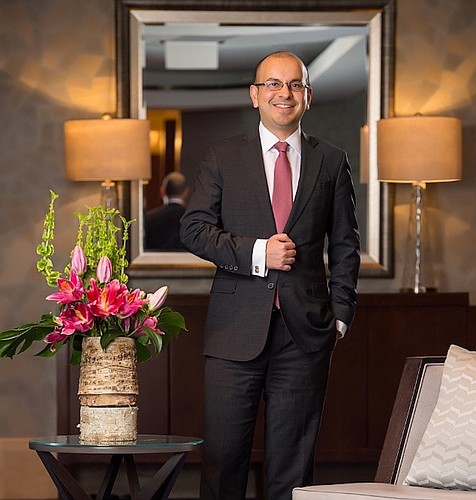 COURTESY PHOTO â€” Tabish Siddiquie joins the Vinoy Renaissance resort in St. Petersburg after two decades working for a number of Ritz-Carlton hotels around the globe.