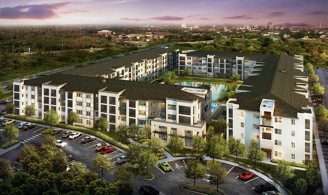 COURTESY RENDERING â€” The $66 million purchase of the 274-unit Allure at Gateway apartments comes a year after the Pinellas Park complex was completed.