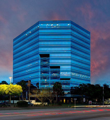 COURTESY PHOTO â€” Bridge Office purchased the 13-story Tampa Commons office building in the Westshore Business District for $56.5 million.