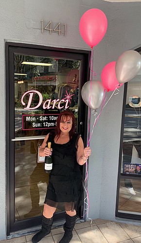 Courtesy. Darci Jacobâ€™s new boutique of womenâ€™s clothing is dubbed Darci, and it opened in Sarasota in October.