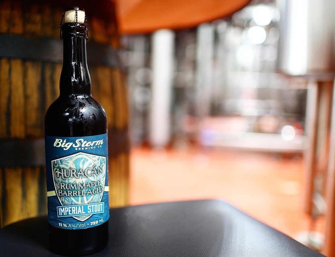Courtesy. Big Storm Brewing Co.â€™s Maple Rum Huracan Imperial Stout was awarded a gold medal at the 2020 U.S. Beer Open Championship, which drew 6,000 entries.