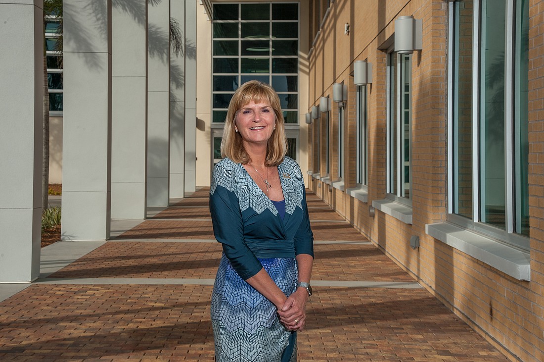 File. Carol Probstfeld, president of State College of Florida, Manatee-Sarasota, says sheâ€™s proud of what SCF has done in 2020 to find creative solutions to challenges and ways to support students amid the pandemic.