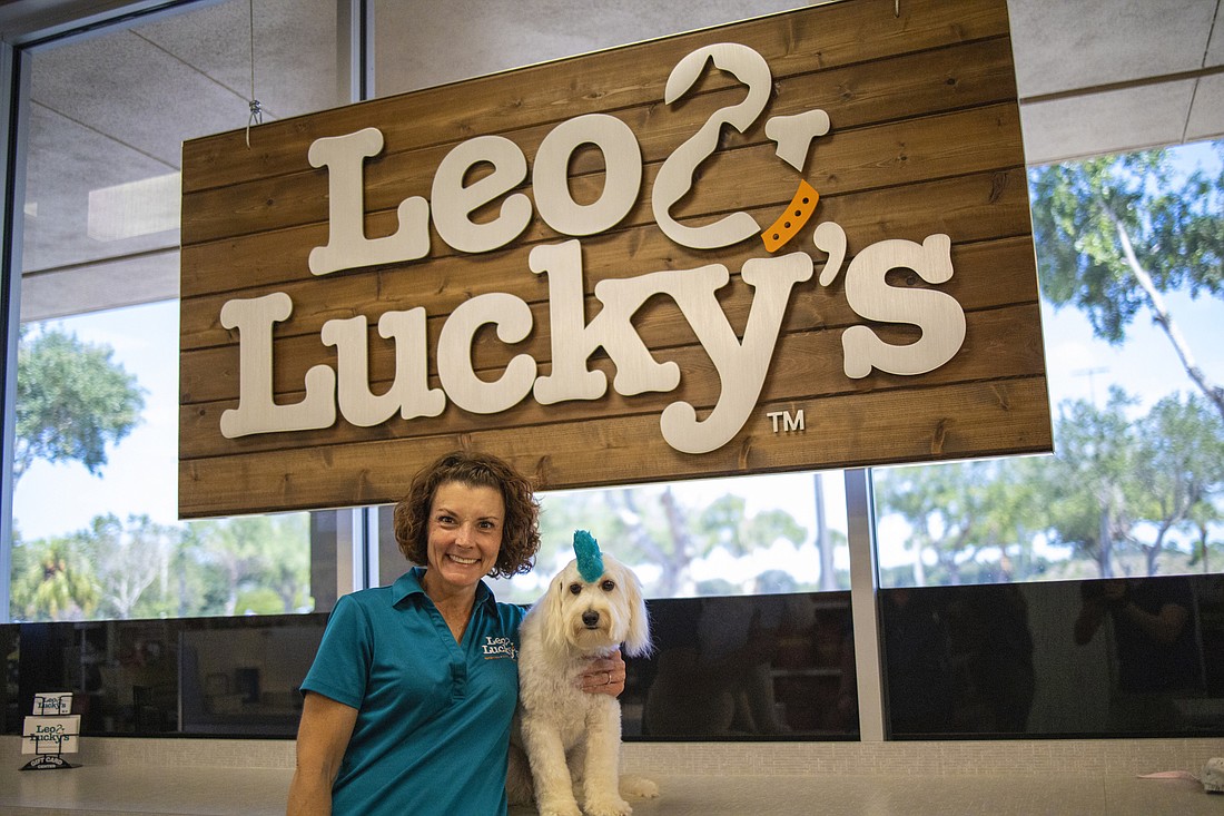 Courtesy. Rachel McGinnis, with Lucky, has over 25 years in the industry and is general manager of the Parrish Leo&Lucky&#39;s location.