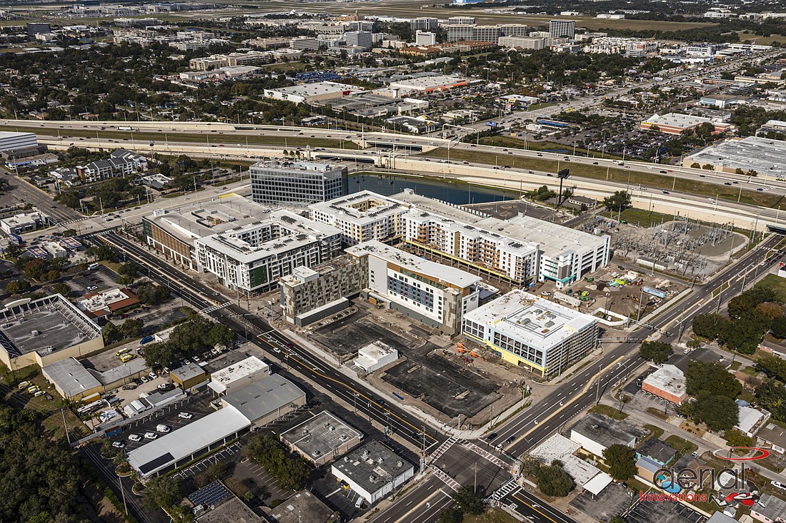 COURTESY PHOTO â€” Construction projects such as the $500 million Midtown Tampa project, pictured, could be impacted by commodity price increases in 2021.
