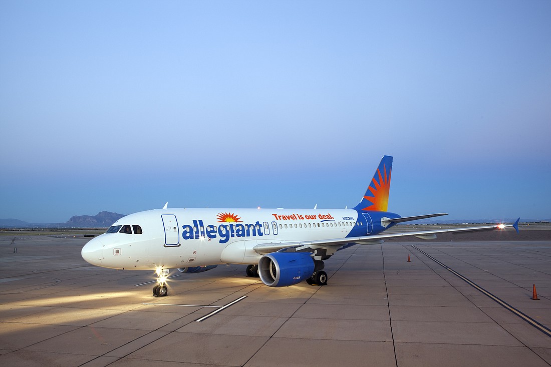 Courtesy, Allegiant. Allegiant has added a new nonstop route to General Wayne A. Downing Peoria International AirportÂ in Illinois from Sarasota-Bradenton International AirportÂ beginning May 27.Â