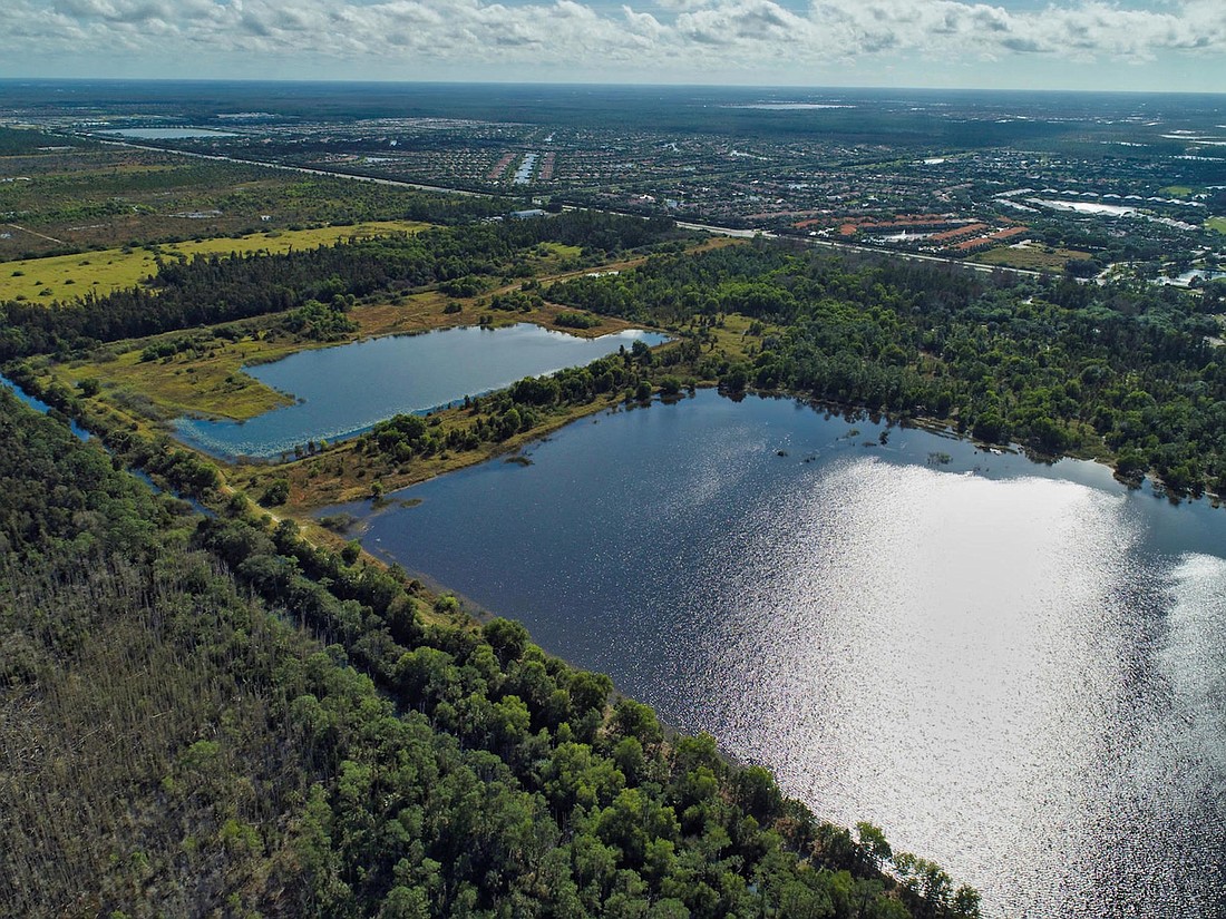 COURTESY PHOTO â€” Seagate Development Group and Barron Collier Cos. are expected to develop residential product on this 175-acre tract in Bonita Springs.
