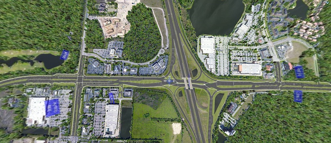 Courtesy. Contractor AJAX awarded EHC work on the  Colonial Boulevard diverging diamond project.
