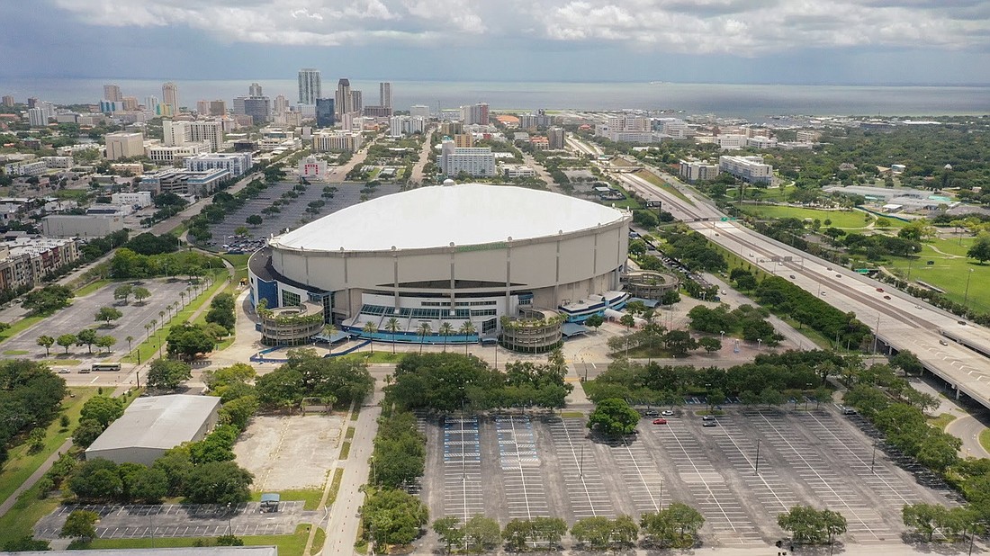 COURTESY PHOTO â€” St. Petersburg has received seven proposals to revamp an 85-acre tract that includes Tropicana Field.