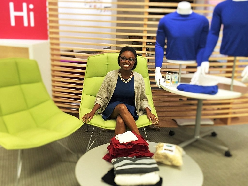 Courtesy. DesirÃ©e Stolar co-founded Unshrinkit, a product that helps people unshrink wool clothing. In 2015, Stolar appeared on the television show â€œShark Tankâ€ with co-founder Nathaniel Barbera to seek funding for Unshrinkit.