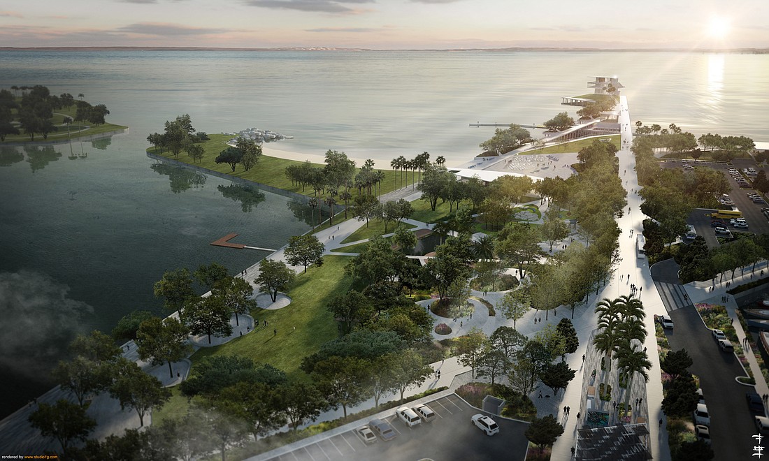 COURTESY RENDERING â€” Skanska USA Inc. built much of the 26-acre St. Pete Municipal Pier, a $93 million project completed last year.
