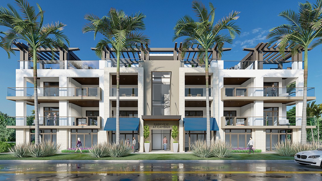 Courtesy. Parkview at Cambier,Â a four-unit luxury residential condominium development under construction at 675 Eighth Street S. in Olde Naples.