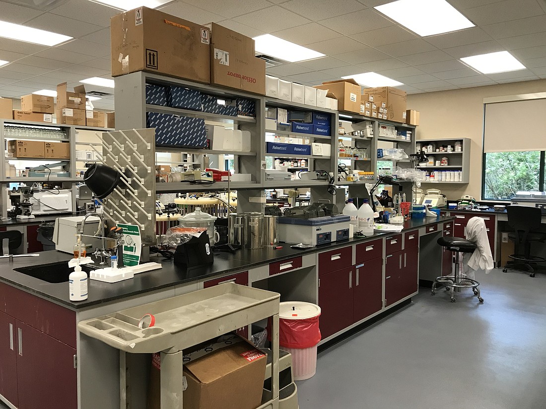 Courtesy. The main lab for Tampa-based Oragenics is in the Gainesville area.
