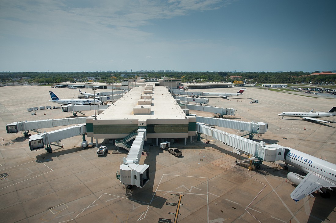 Courtesy. In February, passenger traffic at Sarasota Bradenton International AirportÂ increased 26% over the previous month.