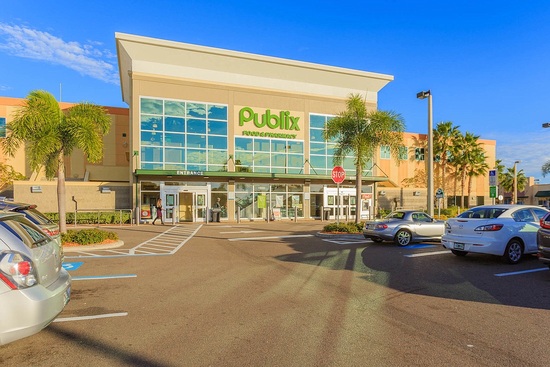 COURTESY PHOTO â€” Plaza Advisors sold the 45,898-square-foot Shoppes at the Royale in St. Petersburg in July 2019.