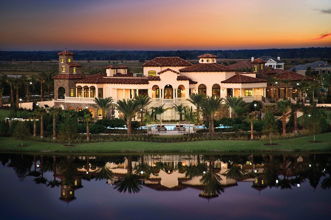 COURTESY PHOTO â€” The centerpiece of the luxury The Lake Club community in Lakewood Ranch is the 20,000-square-foot Grande Clubhouse.