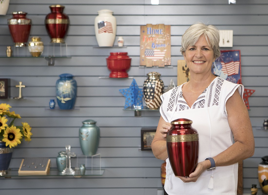 Mark Wemple. In 2004, Andrea Bogard LeBlanc started crafting lidded crystal vases. After showing her creations at two funeral trade shows, the Bogati Urn Company took shape.