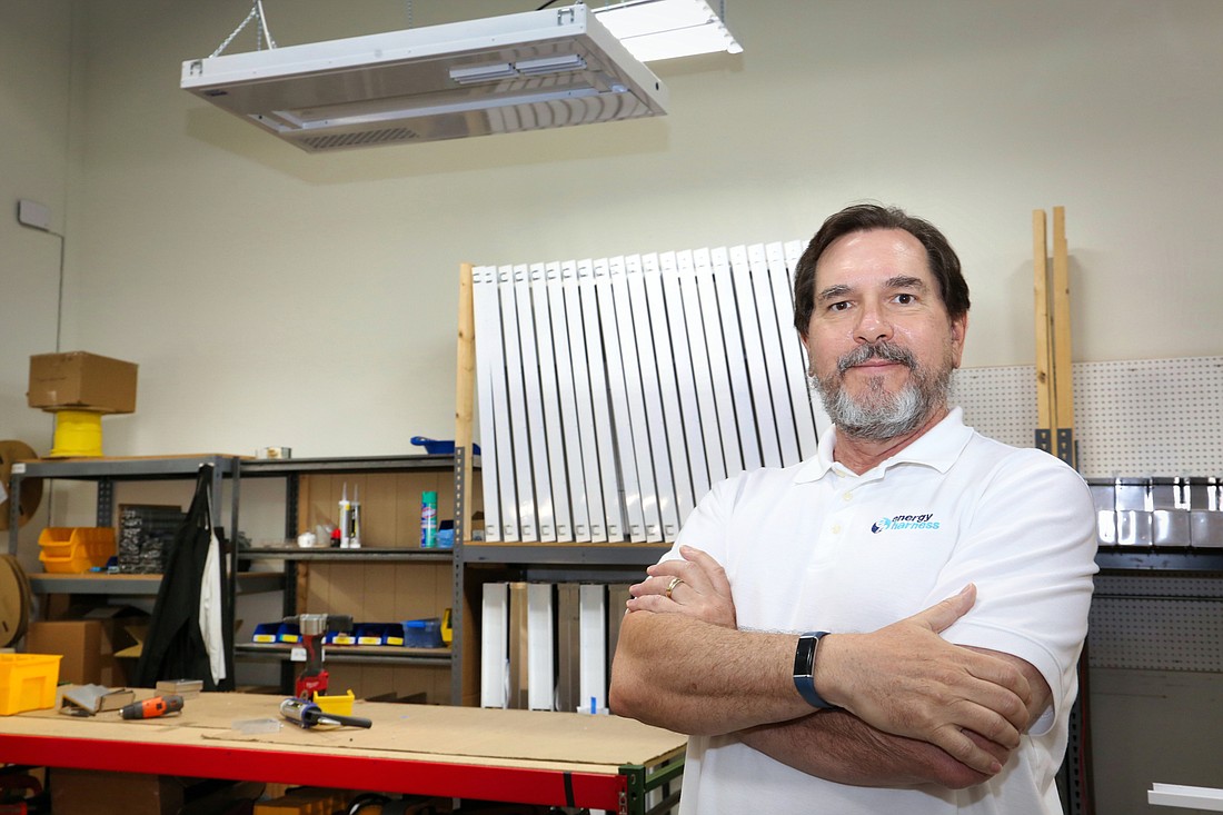 Stefania Pifferi. Energy Harness President and CEO Michael Fischer says â€œthe response was skeptical at first,â€ to the companyâ€™s Active Airflow UV-C Fixture, â€œbut as we deploy them people realize theyâ€™re really good devices.â€