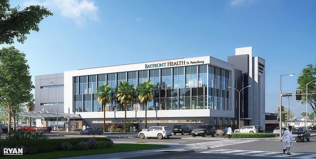 Courtesy: Bayfront Health St. Petersburg to build an emergency room and medical pavilion on a 4-acre property in the city
