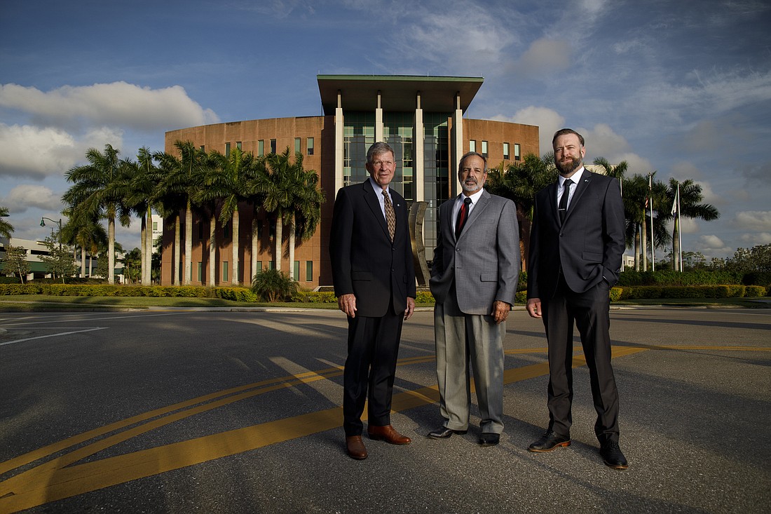 Courtesy. Three separate leaders, Steve Shimp, Dave Dale and now Matthew Zwack, have overseen Florida operations of Owen-Ames-Kimball going back to 1982. Projects include work on the Lutgert College of Business at FGCU.