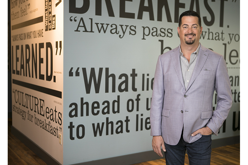 File. First Watch, a daytime restaurant concept, recently opened the doors to new corporate headquarters in the University Town Center area in Sarasota.Â Â Pictured is President and CEO Chris Tomasso.