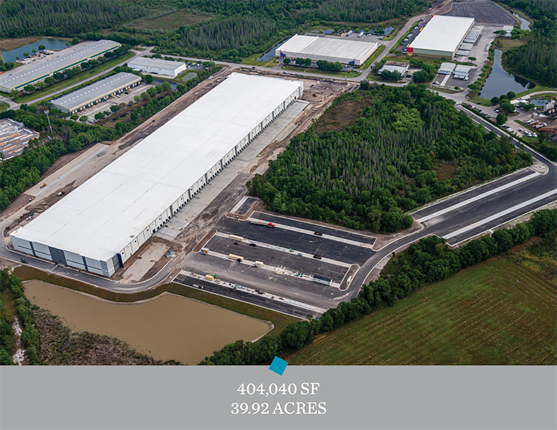 COURTESY PHOTO â€” Xebec Realty has completed work on its 404,040-square-foot Logistix Hub at County Line industrial project in Lakeland.