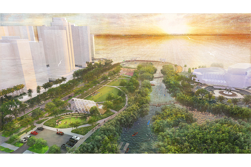 Courtesy. The Patterson Foundation will donate up to $4 million in matching funds for The Bay project.