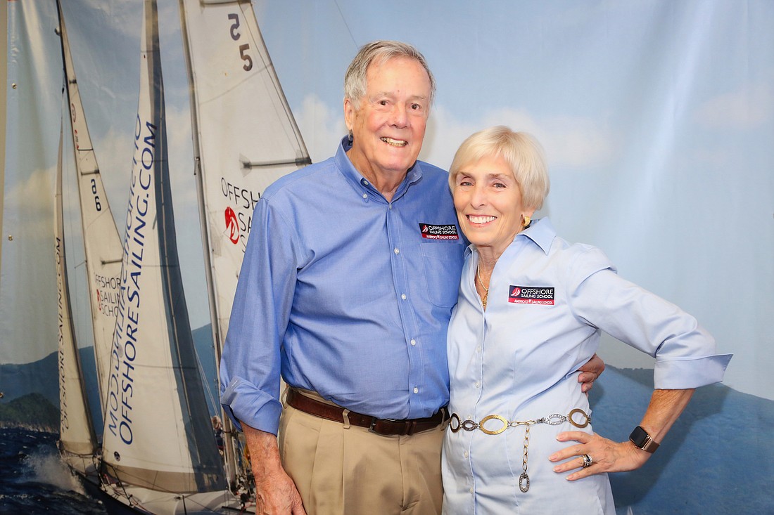 Stefania Pifferi. Beth Oliver and Bryce Jackson realize they have a lot to live up to in taking on bigger leadership roles for Offshore Sailing School, which Steve and Doris Colgate have run for more than 55 years.