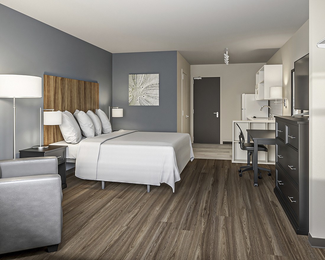 COURTESY: Revamped rooms are a big part of Extended Stay America&#39;s new Premier Suites brand.