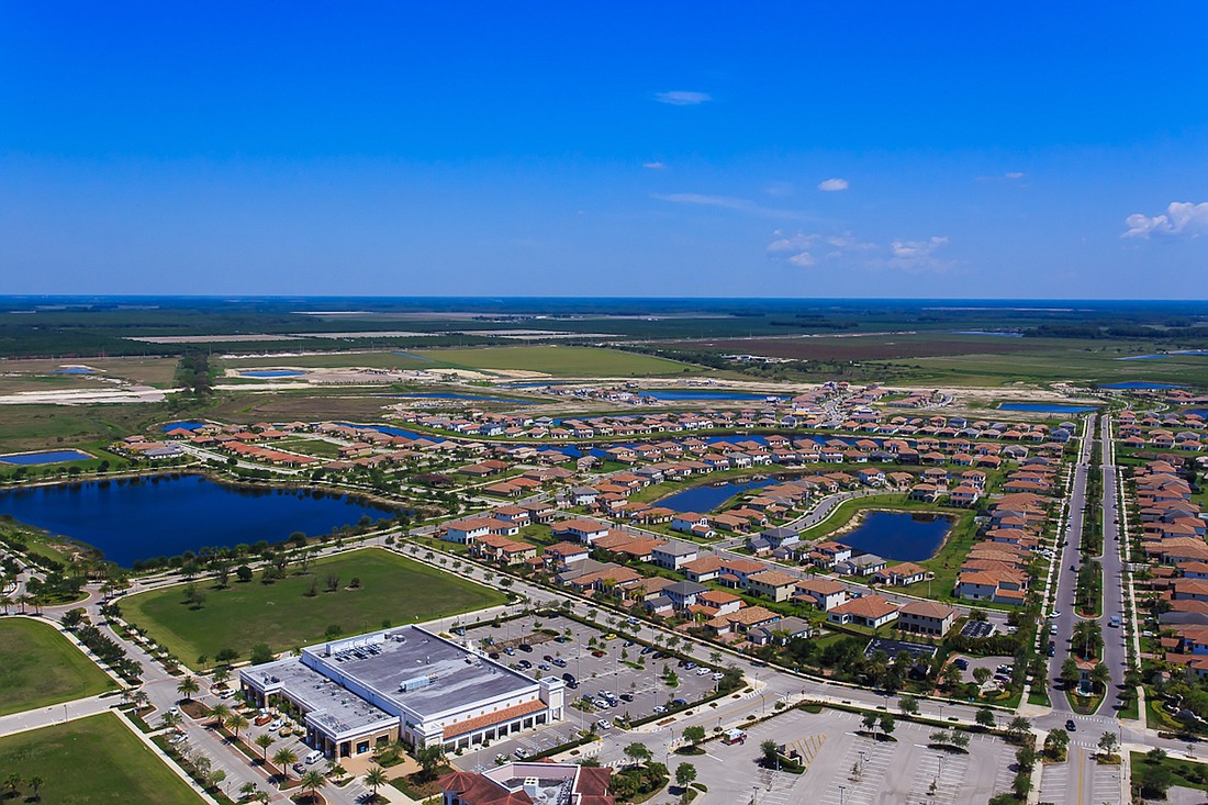 COURTESY PHOTO â€”Â Ave Maria, a master-planned community in Collier County being developed by Barron Collier Cos., reported a record 400 new home sales during the first half of 2021.