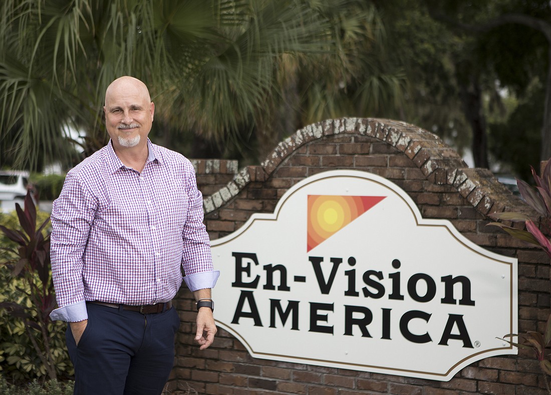 Wemple. David Raistrick and his father Phil designed En-Vision America as a way to provide support for those with vision impairments.