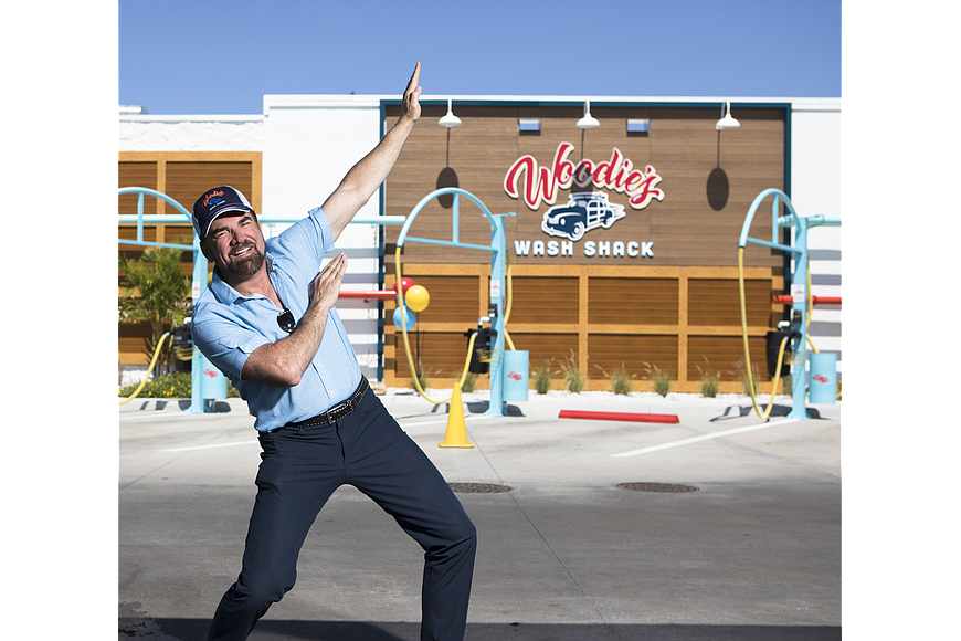 File. Woodie&#39;s Wash Shack partner Don Phillips unveiled the brand&#39;s first location in St. Petersburg in spring 2020.