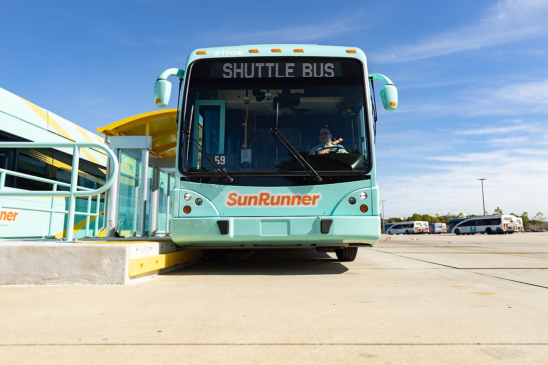 Courtesy. St. Petersburg&#39;s SunRunner bus rapid transit route is expected to launch in summer 2022.