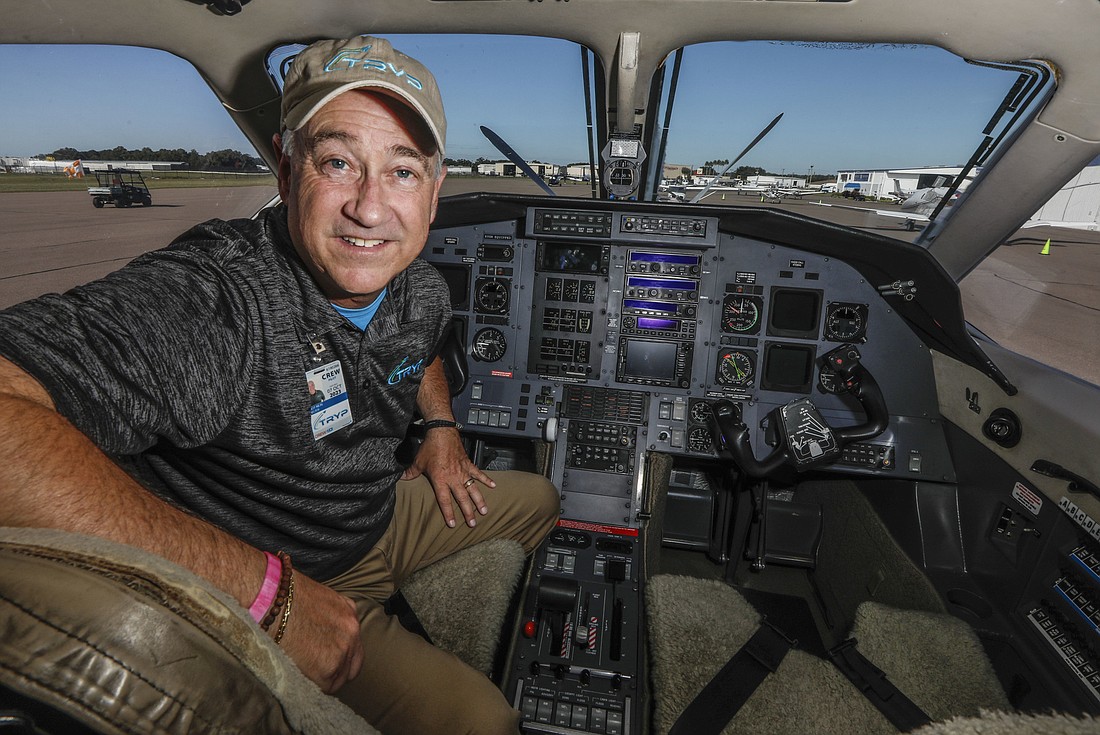 Calvin Knight. Elliot Mintzer operates his businesses, MySky Aviation Solutions and TRYP Air Charter, out of Lakeland Linder International Airport in Polk County.