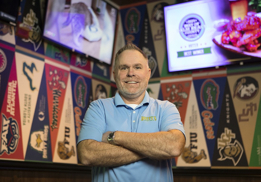 MARK WEMPLE: Joe Webb, president of Duffy&#39;s Sports Grill, a the newly reopened location in Tampa.