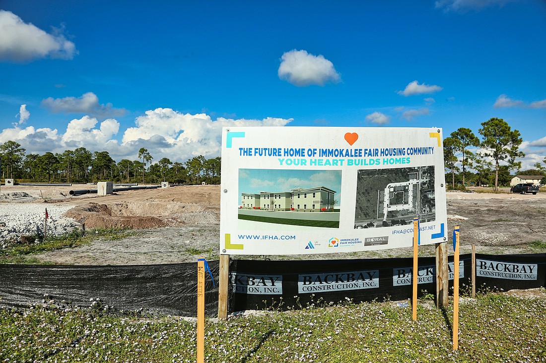 STEFANIA PIFFERI â€” A new apartment development under construction in Immokalee will give low-income familiesÂ with few options opportunities.