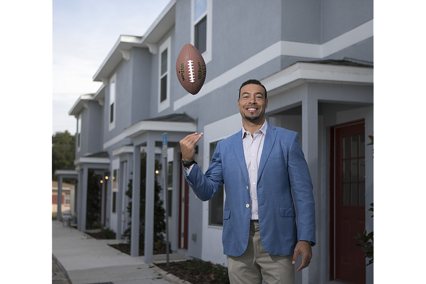 File. Vincent Jackson became a successful businessman and philanthropist after retiring from football in 2016.