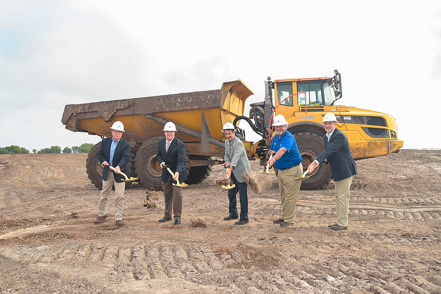 File. The groundbreaking of Star Farms in early 2021.