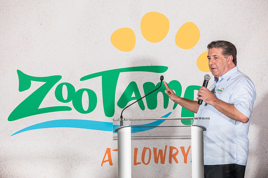 File. ZooTampa records over a million guests in 2021. Pictured is President and CEO Joe Couceiro.