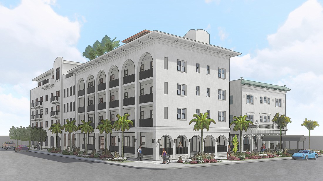 COURTESY: Rendering of The Cordova Inn in St. Petersburg after the addition is complete.