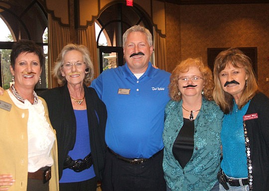 Re/Max Coastal's Judy Hicks with Linda Moore, Drees Homes; Rick Perkins, Pulte; and Dana Skaff and Ginger May, Southern Lifestyle Homes.