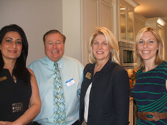 Nahib Sabet, David Weekley Homes; John Binnie, Mattamy Homes; Susie Johnston, The Legends of Real Estate; and Kerry Soltis, Mattamy Homes.