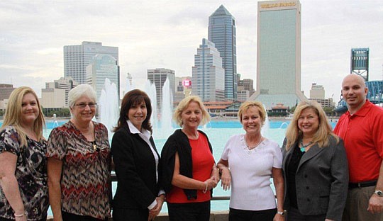 Stacey Norman, Linda Cross, Clelia "Clea" Ellis, Maryann Culbreath, Sandy Dorman, Kathy Newton and Randy Wiggins
