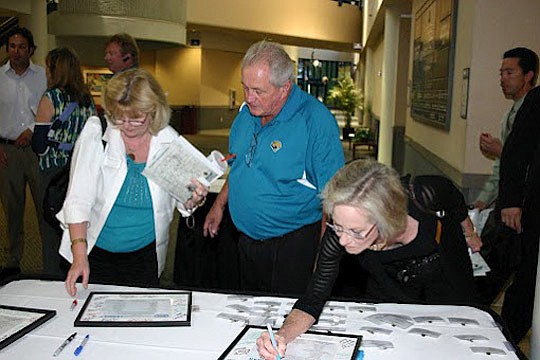Pud English, Ben English and Linda Moore