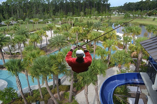 Here's what you'll see at the top of Nocatee's zipline.