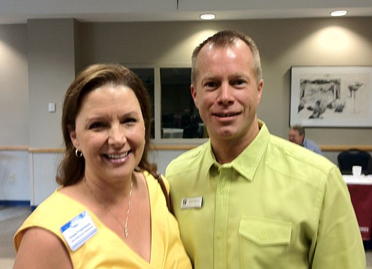 Susan Fredrickson of Mattamy Homes and Brian Martin of Standard Pacific Homes.