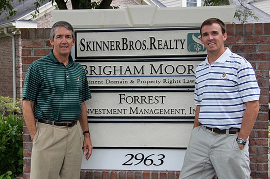 Skinner Bros. Realty is the father-son team of Chip Skinner (left) and his son Chet Skinner.