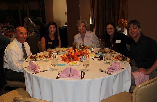 Gary Hallett, Capital Business Solutions; Diana Galavis, Watson Realty;  Teresa Wright, North Florida Builders; Missi Howell, Watson Realty; and Mick Dolan, Mason Title.